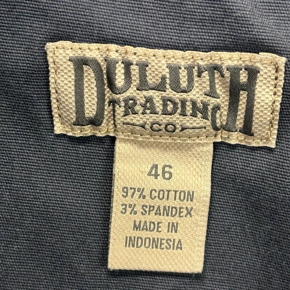 Duluth Trading Flex‎ Fire Hose Cargo Shorts Mens 46 Gray Workwear Outdoors Jorts